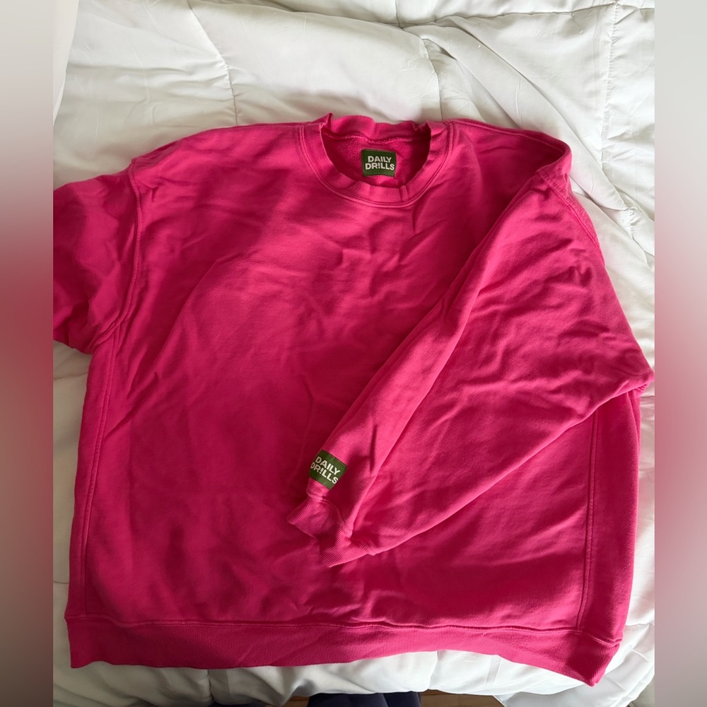 Daily drills unisex oversized crewneck